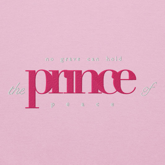 "Prince of Peace" | Unisex Hoodie Embroidered - #girly